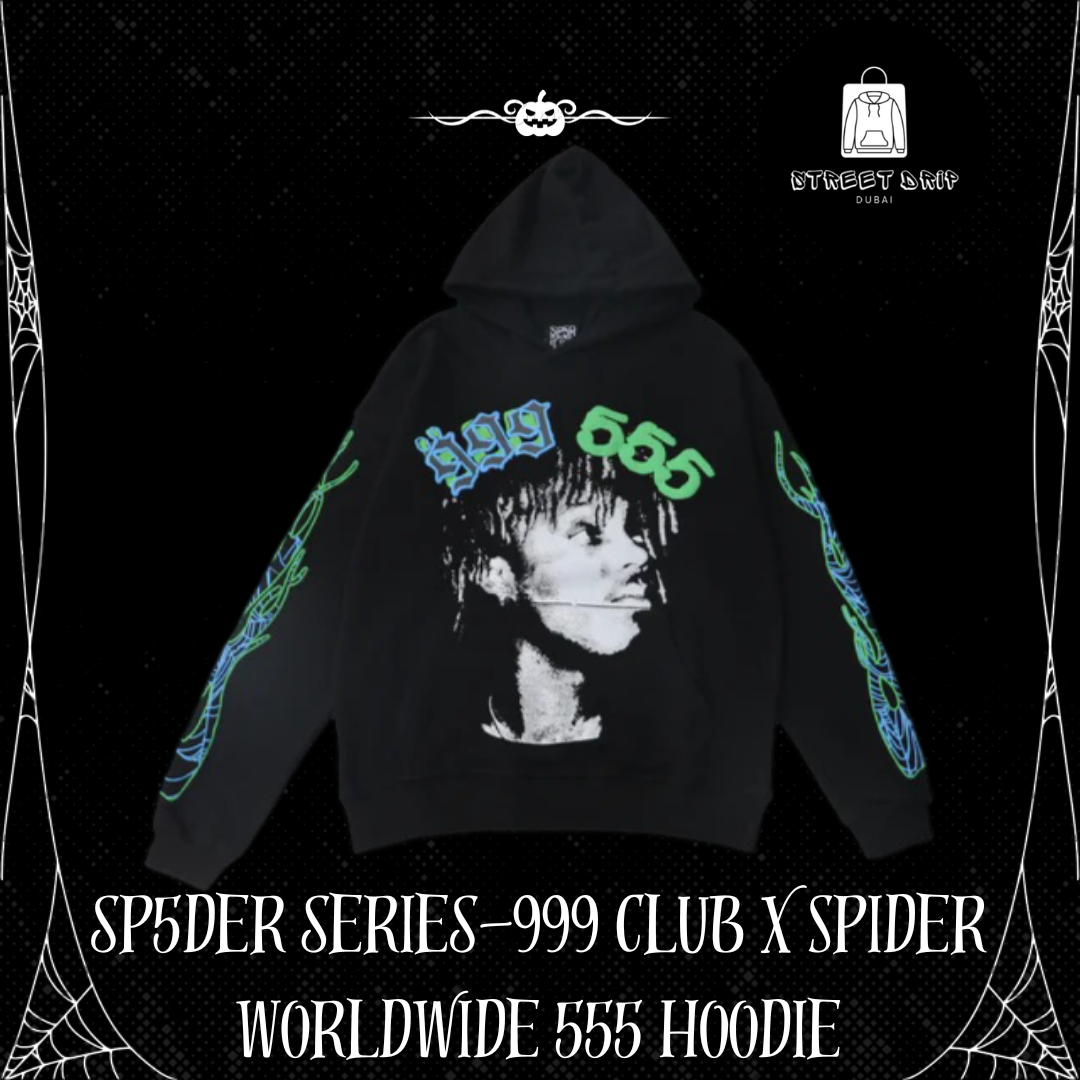 sp5der series-999 Club x Spider Worldwide 555 Hoodie