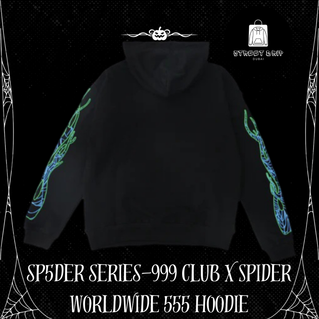 sp5der series-999 Club x Spider Worldwide 555 Hoodie