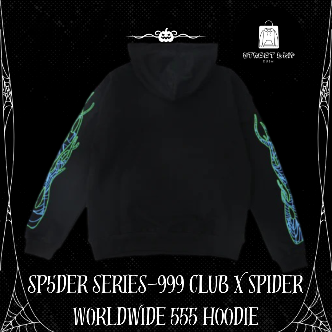 sp5der series-999 Club x Spider Worldwide 555 Hoodie