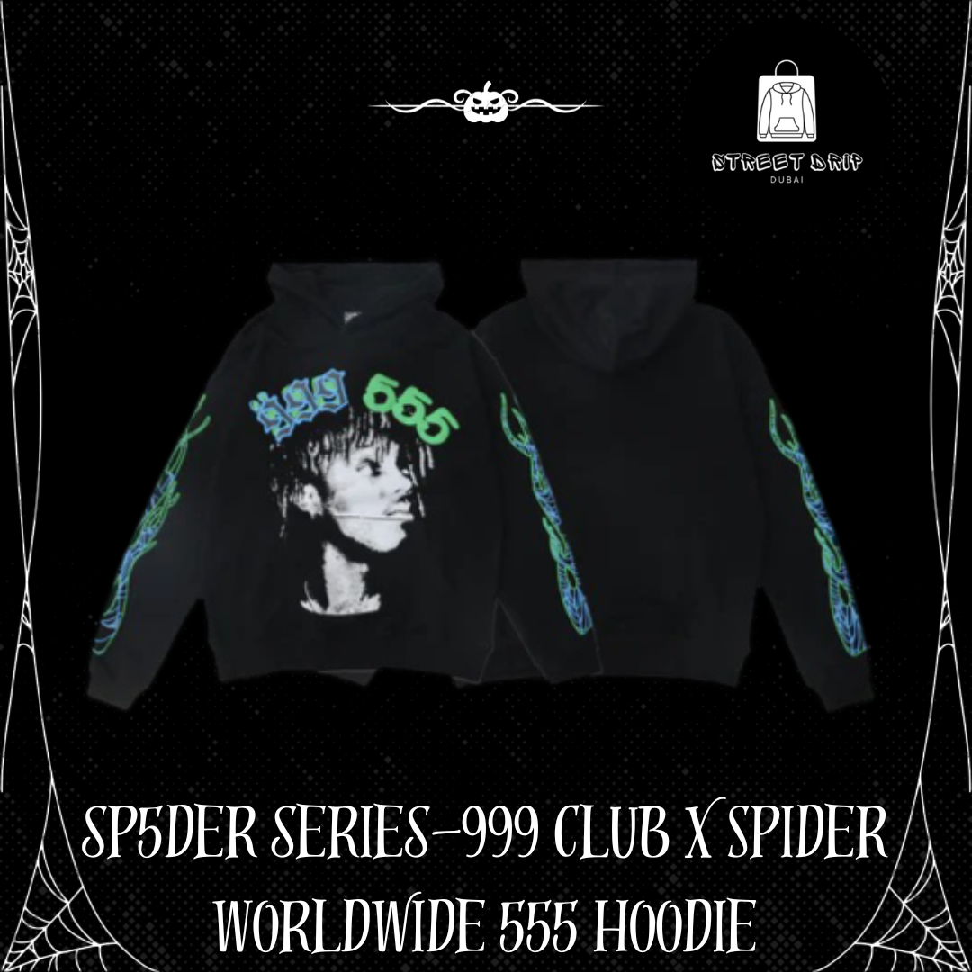 sp5der series-999 Club x Spider Worldwide 555 Hoodie